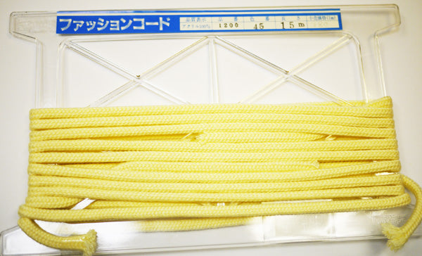 在庫処分 NASKA ファッションコード #1200 col.45 約6.5mm 長さ約3m【KN】アクリルロープ 手紐 巾着