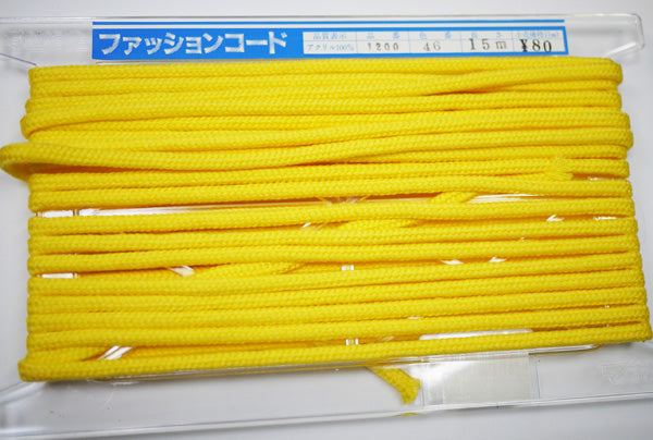 在庫処分 NASKA ファッションコード #1200 col.46 約6.5mm 長さ約6m【KN】アクリルロープ 手紐 巾着