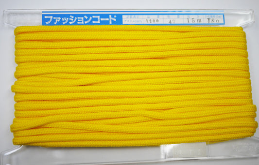 在庫処分 NASKA ファッションコード #1200 col.47 約6.5mm 長さ約10m【KN】アクリルロープ 手紐 巾着