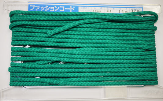 在庫処分 NASKA ファッションコード #1200 col.51 約6.5mm 長さ約6m【KN】アクリルロープ 手紐 巾着