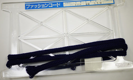 在庫処分 NASKA ファッションコード #2400 エプロンコード col.02 約10mm 約1m+【KN】アクリルロープ 手紐 巾着