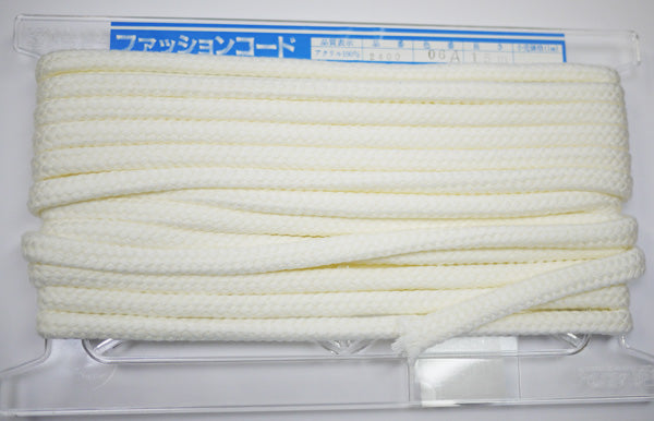 在庫処分 NASKA ファッションコード #2400 エプロンコード col.06 A 約10mm 約4m【KN】アクリルロープ 手紐 巾着