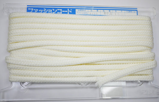 在庫処分 NASKA ファッションコード #2400 エプロンコード col.06 A 約10mm 約4m【KN】アクリルロープ 手紐 巾着