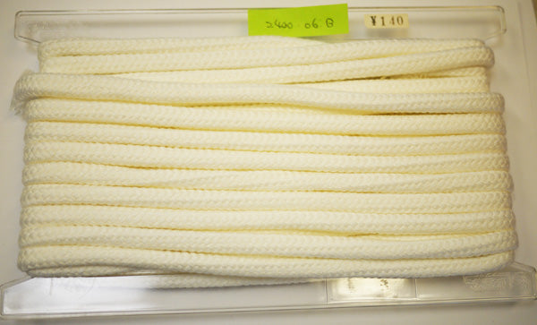 在庫処分 NASKA ファッションコード #2400 エプロンコード col.06 B 約10mm 約8m【KN】アクリルロープ 手紐 巾着