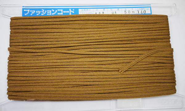 在庫処分 NASKA ファッションコード #400 col.04 約4mm 長さ約25m【KN】アクリルロープ 手紐 巾着