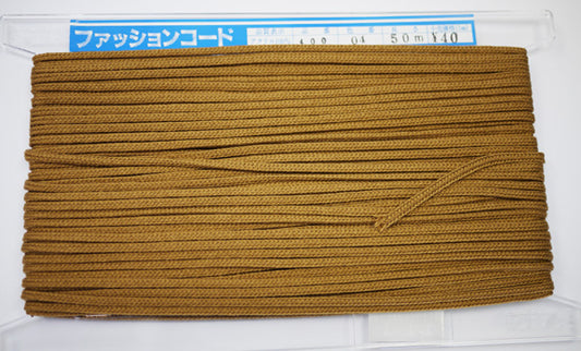 在庫処分 NASKA ファッションコード #400 col.04 約4mm 長さ約25m【KN】アクリルロープ 手紐 巾着