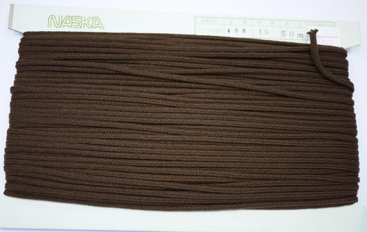 在庫処分 NASKA ファッションコード #400 col.15 約4mm 長さ約30m【KN】アクリルロープ 手紐 巾着