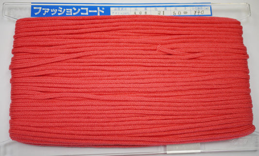 在庫処分 NASKA ファッションコード #400 col.21 約4mm 長さ約28m【KN】アクリルロープ 手紐 巾着