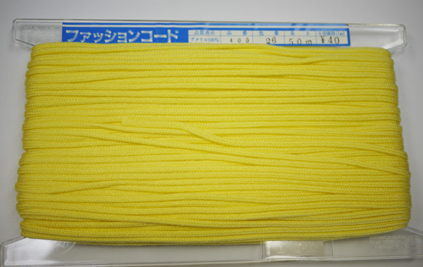 在庫処分 NASKA ファッションコード #400 col.26 約4mm 長さ約30m【KN】アクリルロープ 手紐 巾着