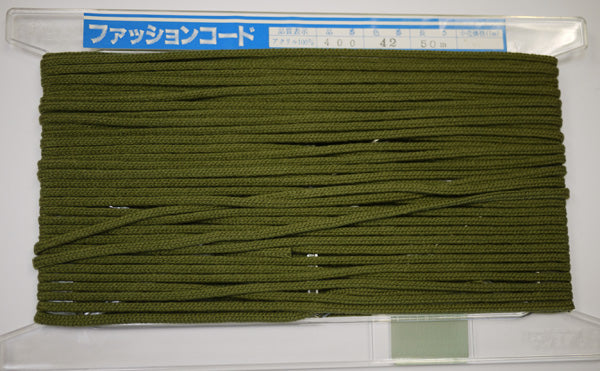 在庫処分 NASKA ファッションコード #400 col.42 約4mm 長さ約15m【KN】アクリルロープ 手紐 巾着