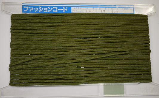 在庫処分 NASKA ファッションコード #400 col.42 約4mm 長さ約15m【KN】アクリルロープ 手紐 巾着