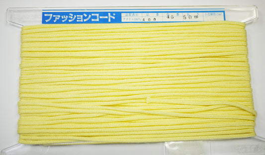 在庫処分 NASKA ファッションコード #400 col.45 約4mm 長さ約20m【KN】アクリルロープ 手紐 巾着