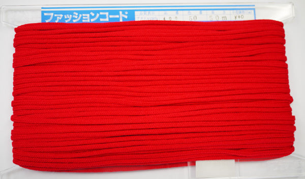 在庫処分 NASKA ファッションコード #400 col.50 約4mm 長さ約40m【KN】アクリルロープ 手紐 巾着