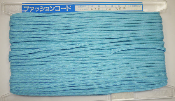 在庫処分 NASKA ファッションコード #400 col.53 約4mm 長さ約30m【KN】アクリルロープ 手紐 巾着