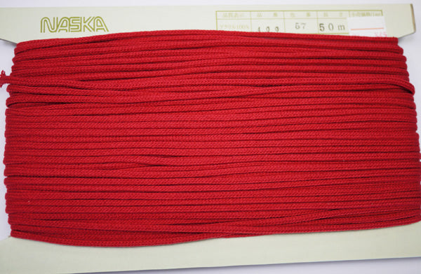 在庫処分 NASKA ファッションコード #400 col.57 約4mm 長さ約44m【KN】アクリルロープ 手紐 巾着