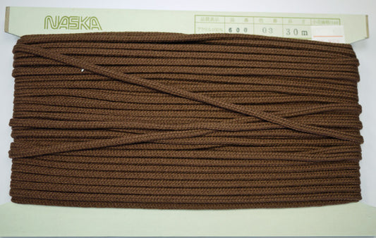 在庫処分 NASKA ファッションコード #600 col.03 約5mm 長さ約18m【KN】アクリルロープ 手紐 巾着