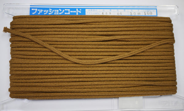 在庫処分 NASKA ファッションコード #600 col.04 約5mm 長さ約17m【KN】アクリルロープ 手紐 巾着