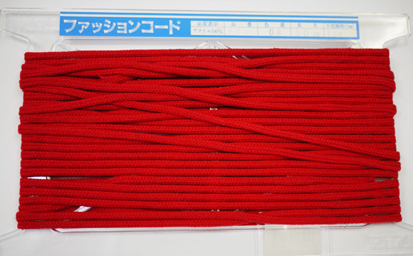 在庫処分 NASKA ファッションコード #600 col.08 約5mm 長さ約8m【KN】アクリルロープ 手紐 巾着