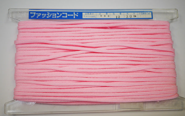 在庫処分 NASKA ファッションコード #600 col.12 約5mm 長さ約15m【KN】アクリルロープ 手紐 巾着