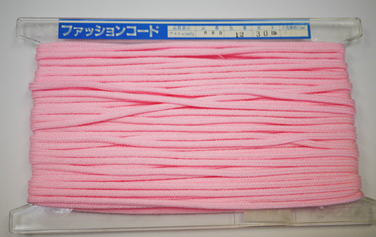 在庫処分 NASKA ファッションコード #600 col.12 約5mm 長さ約15m【KN】アクリルロープ 手紐 巾着