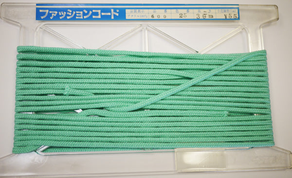 在庫処分 NASKA ファッションコード #600 col.25 約5mm 長さ約5m【KN】アクリルロープ 手紐 巾着