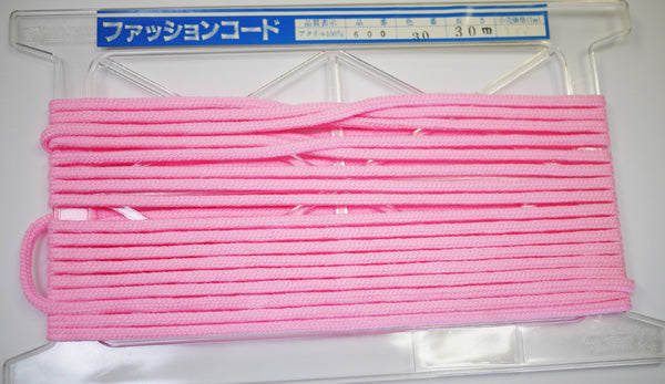 在庫処分 NASKA ファッションコード #600 col.30 約5mm 長さ約5m【KN】アクリルロープ 手紐 巾着