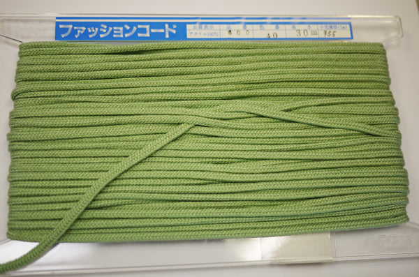 在庫処分 NASKA ファッションコード #600 col.40 約5mm 長さ約16m【KN】アクリルロープ 手紐 巾着