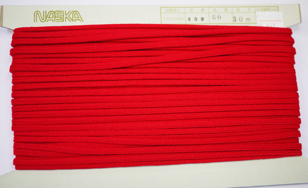 在庫処分 NASKA ファッションコード #600 col.50 約5mm 長さ約18m【KN】アクリルロープ 手紐 巾着