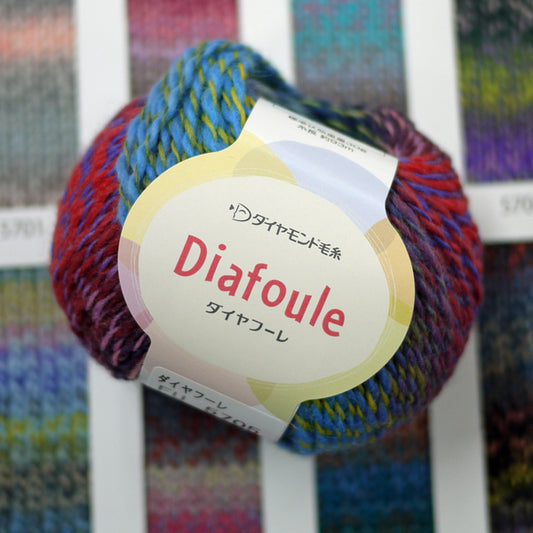 新製品 ダイヤ フーレ ダイヤモンド毛糸 【KY】毛糸 編み物 スラブ 段染