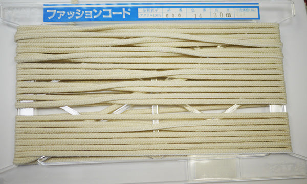 在庫処分 NASKA ファッションコード #600 col.14 約5mm 長さ約7m【KN】アクリルロープ 手紐 巾着