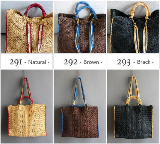 キット リネアトートバッグ glitt-29 星野真美デザイン【KN】 編み物キット 手編みキット