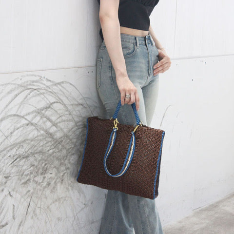 キット リネアトートバッグ glitt-29 星野真美デザイン【KN】 編み物キット 手編みキット