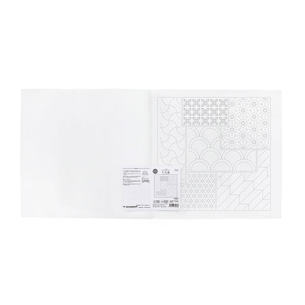 花ふきん 布パック 千代紙 Chiyogami H1145 （布地：白） オリムパス 【KY】 Olympus 刺し子 手芸 手づくり