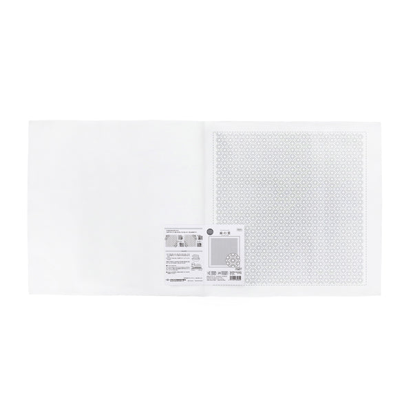 花ふきん 布パック 麻の葉 Asanoha H1146 （布地：白） オリムパス 【KY】 Olympus 刺し子 手芸 手づくり