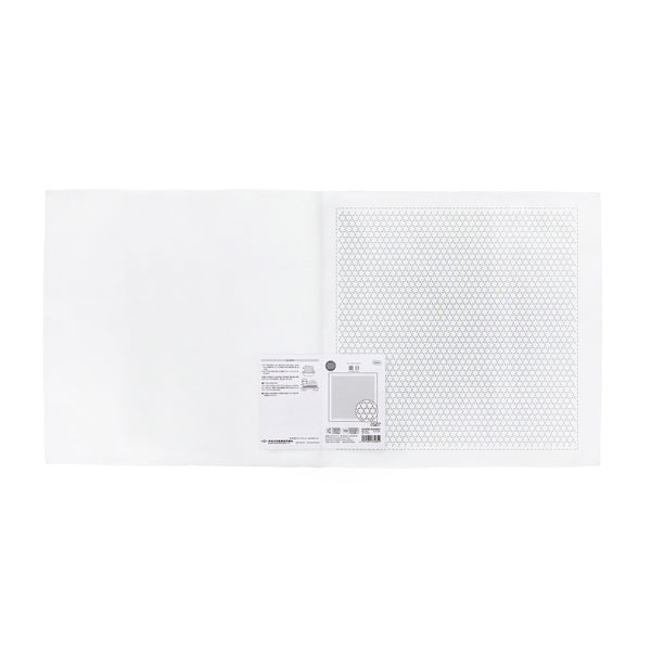 花ふきん 布パック 籠目 Kagome H1147 （布地：白） オリムパス 【KY】 Olympus 刺し子 手芸 手づくり