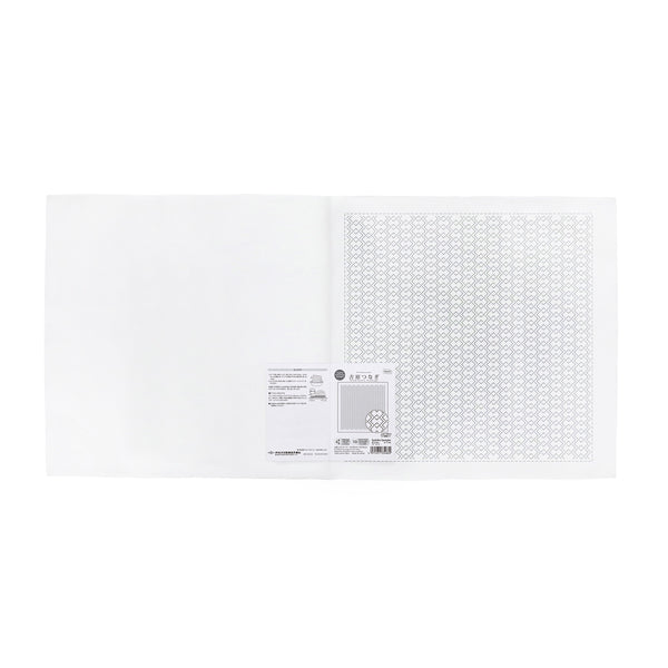 花ふきん 布パック 吉原つなぎ Yoshihara-Yunagi H1148 （布地：白） オリムパス 【KY】 Olympus 刺し子 手芸 手づくり