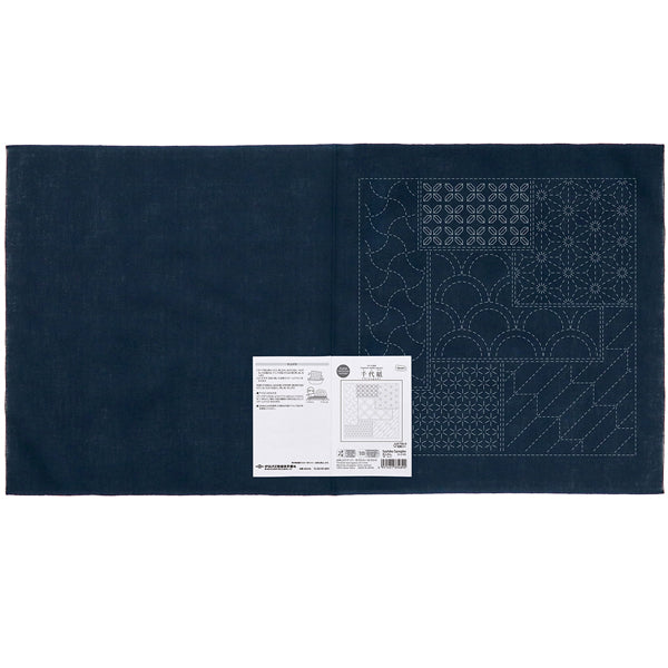 花ふきん 布パック 千代紙 Chiyogami H2145 （布地：藍） オリムパス 【KY】 Olympus 刺し子 手芸 手づくり