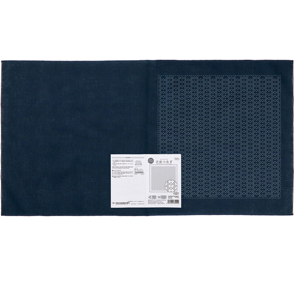 花ふきん 布パック 吉原つなぎ Yoshiwara\Tsunagi H2148（布地：藍） オリムパス 【KY】 Olympus 刺し子 手芸 手づくり