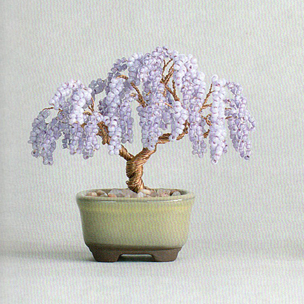 ミユキ nejitte beads BONSAI キット 藤 Wisteria HCA30//4 【KN】ねじって作るビーズ盆栽セット