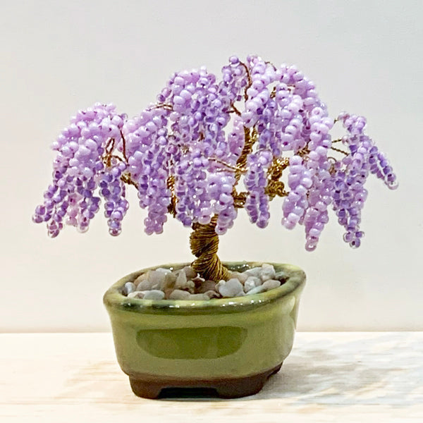ミユキ nejitte beads BONSAI キット 藤 Wisteria HCA30//4 【KN】ねじって作るビーズ盆栽セット