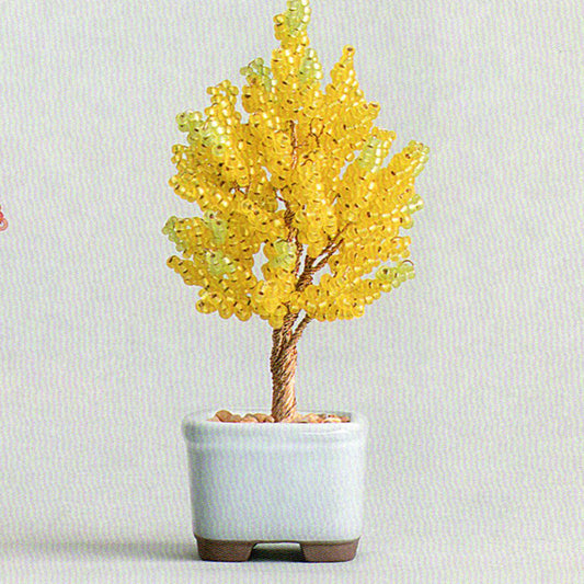 ミユキ nejitte beads BONSAI キット 銀杏 Gingko HCA30//6 【KN】ねじって作るビーズ盆栽セット