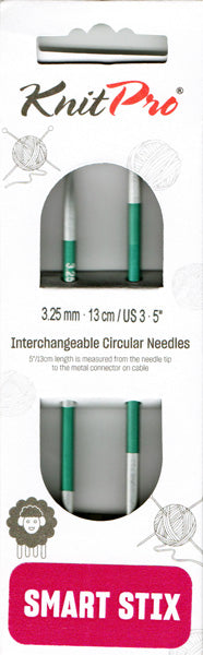 ニットプロ Smartstix 付け替え式 輪針 針先 3.25mm（4号-0.05mm） 42122【KN】 編み物 手あみ