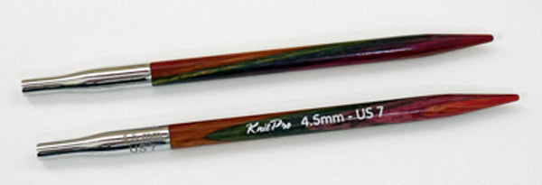 ニットプロ 付け替え式 輪針 針先 4.5mm 短針 40cm・50cm用 全長10cmケーブル金具までの長さ（実寸8.6cm） 55325 シンフォニーウッド2 【KN】 編み物 手あみ