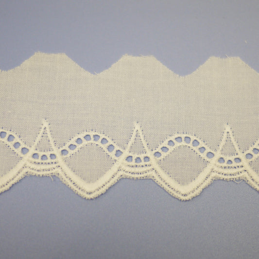 在庫処分 綿レース No.1271 約3m 【KN】 レース 手芸 手芸用レース