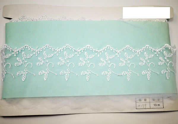 在庫処分 チュールレース No.179 約5m 【KN】 レース チュールレース 手芸 手芸用レース