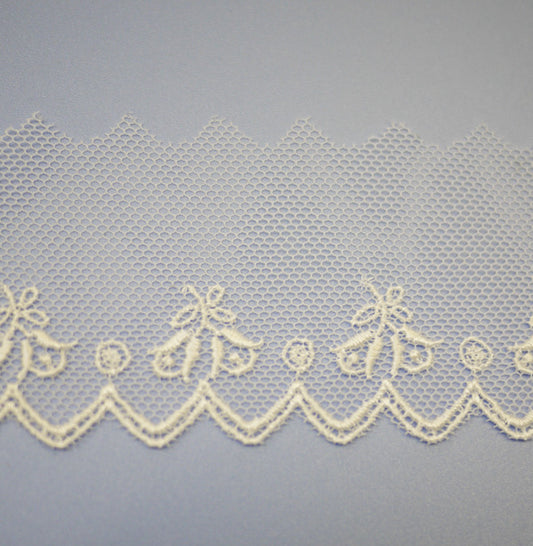 在庫処分 チュールレース No.A-511711 約5m 【KN】 レース 手芸 手芸用レース