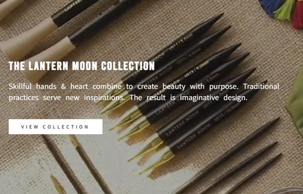 LANTERN MOON 付け替え式 輪針 黒檀 針先 7.0mm 350131 【KN】24金メッキ 編み物 手あみ 編み針 ニットプロ ランタンムーン