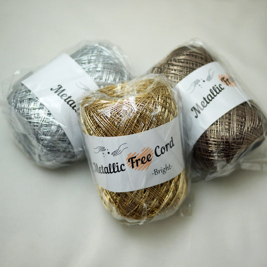 metallic free cord メタリックフリーコード パナミ【KN】ラメコード キラキラ