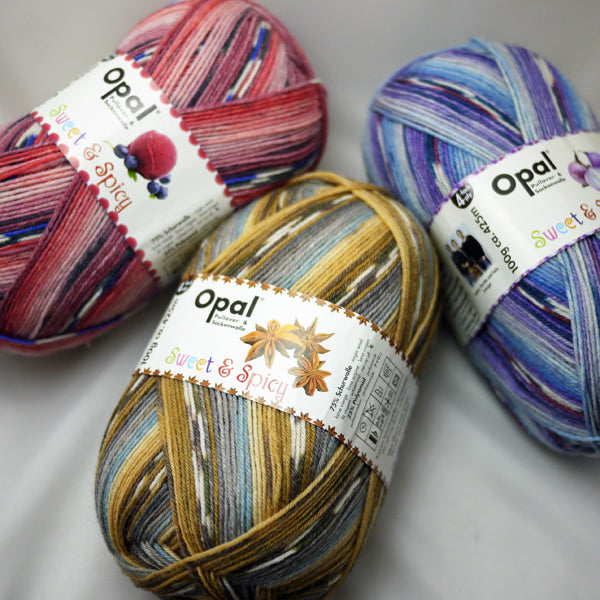 Opal オパール Sweet & Spicy 【KN】 毛糸 100g大玉 ソックスヤーン 復刻
