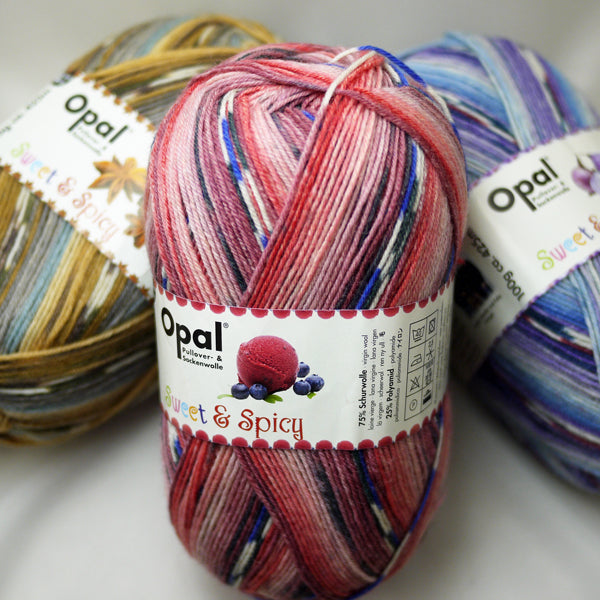 Opal オパール Sweet & Spicy 【KN】 毛糸 100g大玉 ソックスヤーン 復刻
